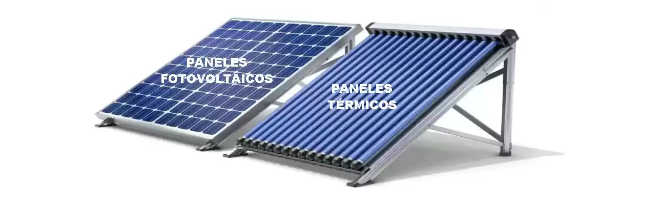paneles termicos paneles fotovoltaicos